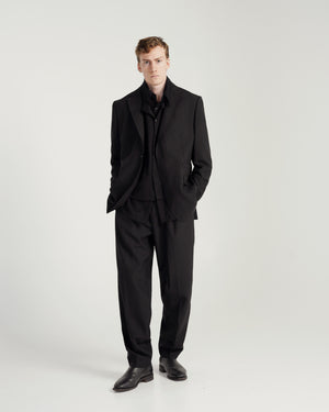 ROSEN Medici Suit Trousers in Wool Gabardine Sz 1