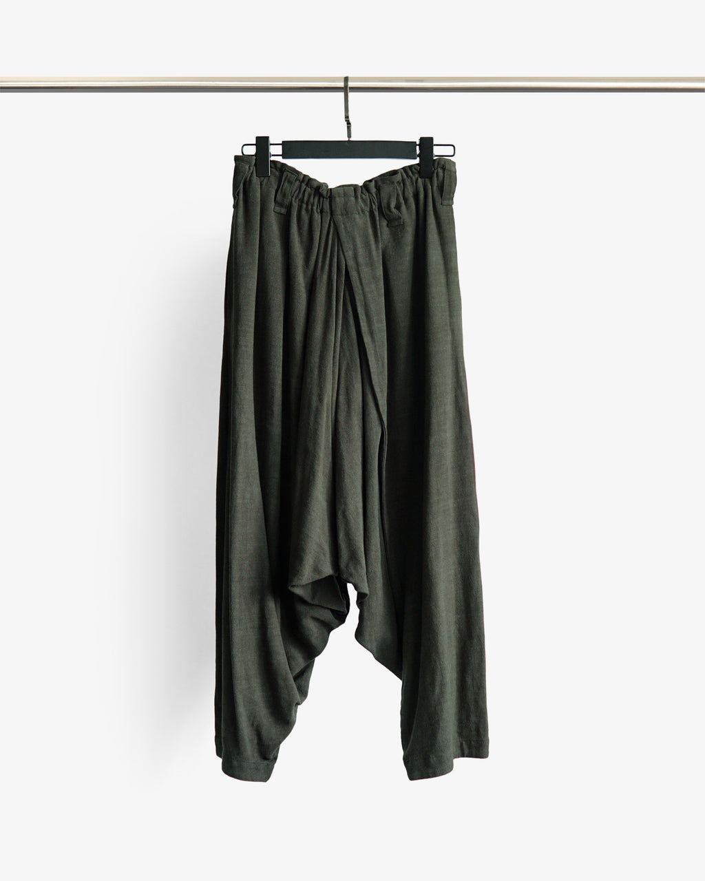 ROSEN O-Ren Trousers in Crosshatched Linen Sz 1