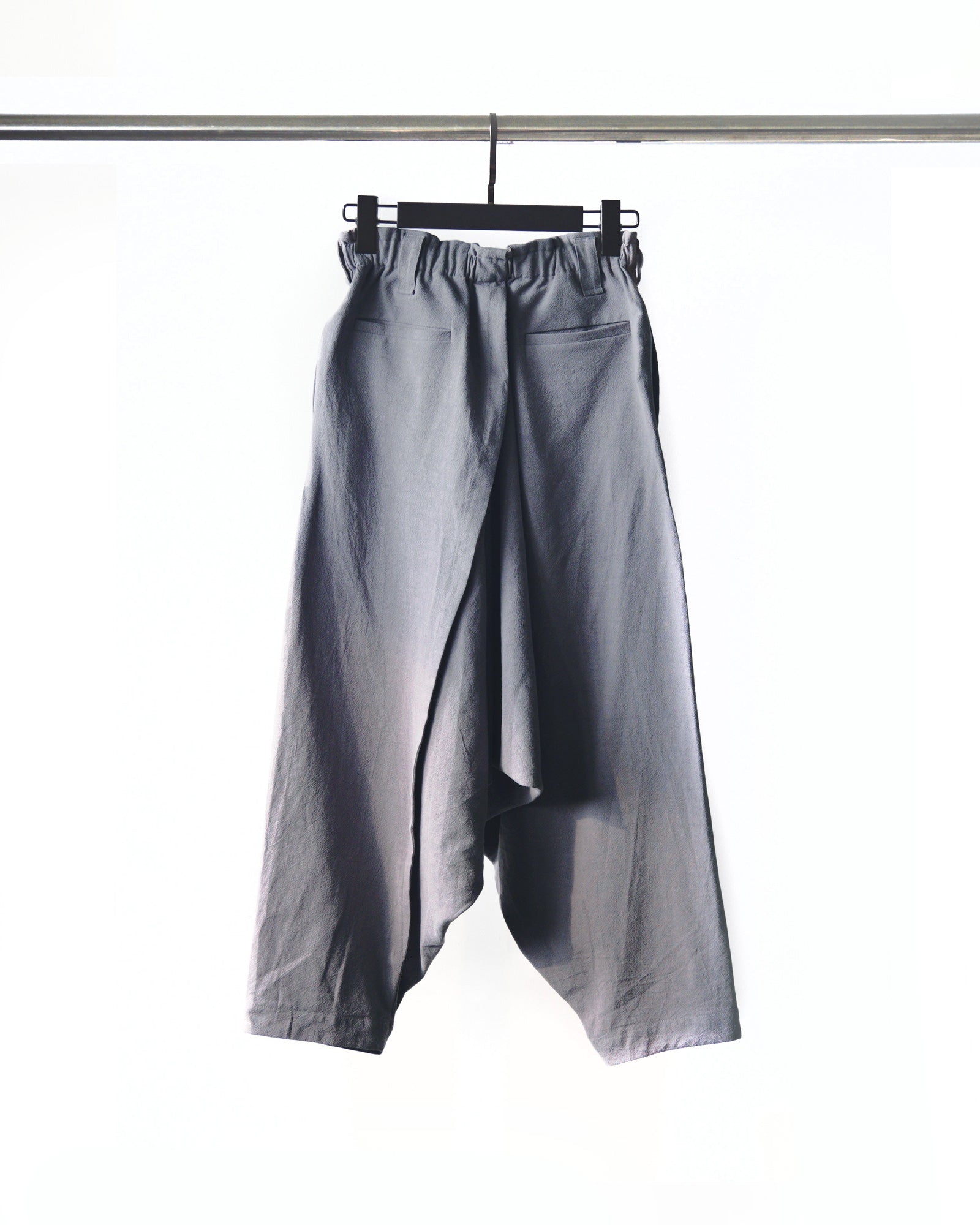 ROSEN O-Ren Trousers in Crosshatched Linen Sz 1
