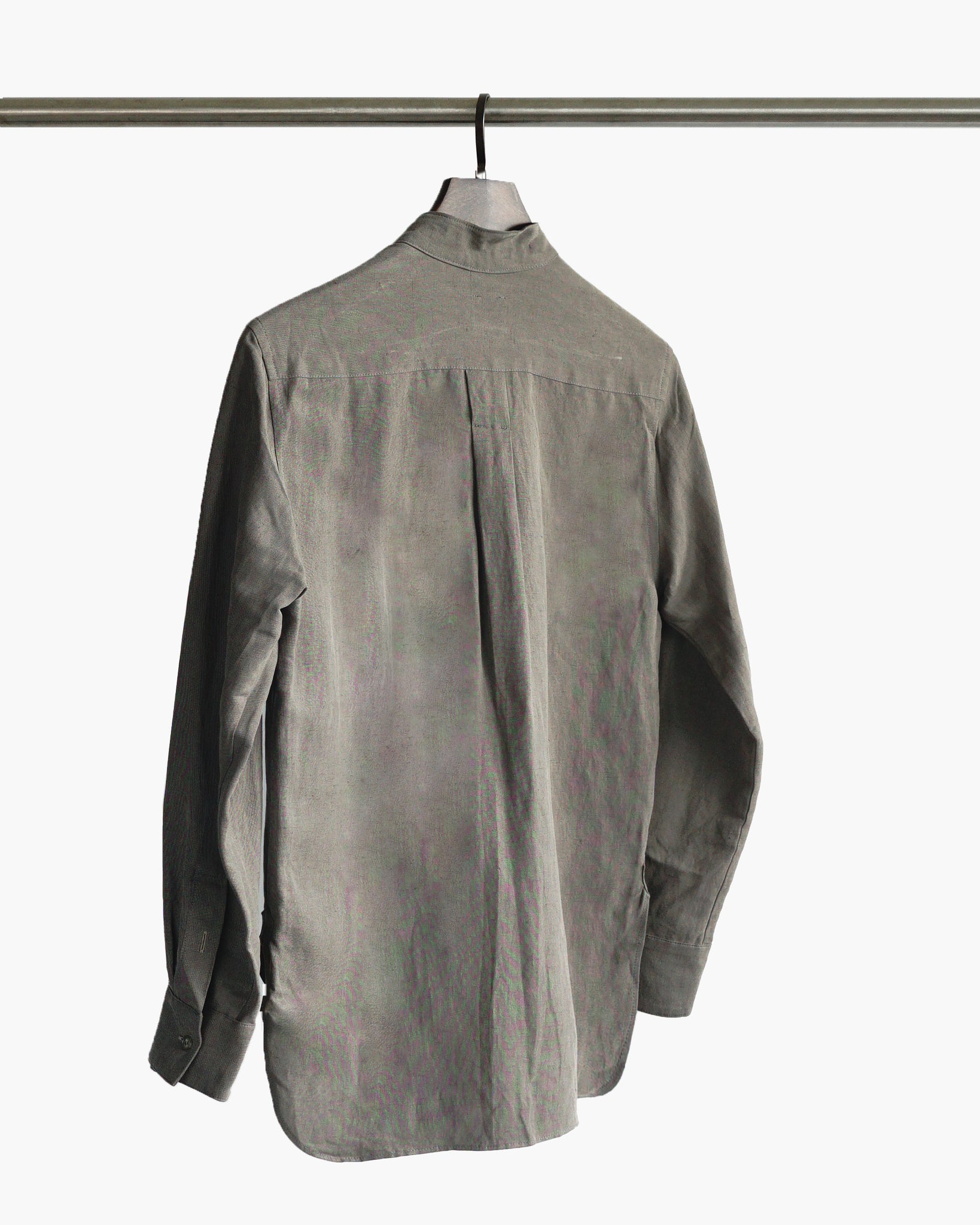 ROSEN Bentham Shirt in Silk Linen Sz 1