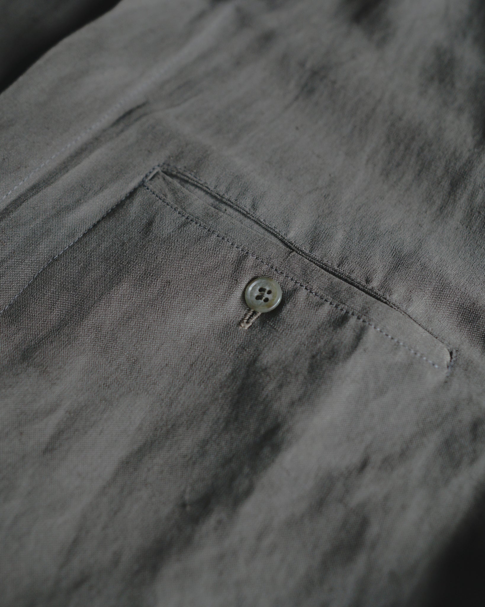 ROSEN Bentham Shirt in Silk Linen Sz 1