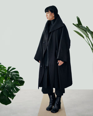 ROSEN Euclid Coat in Micro Pleats Sz 5-6