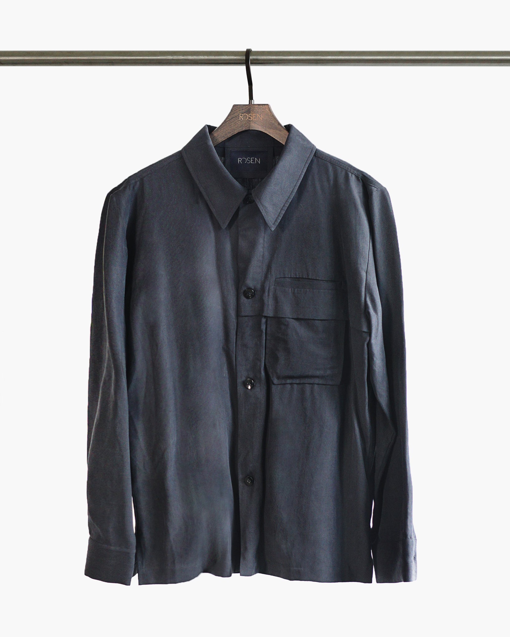 ROSEN Khando Overshirt in Tencel Linen Sz 4-5