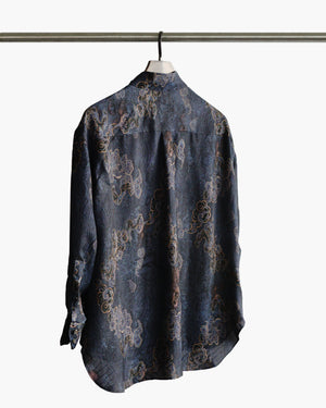ROSEN Kitano Shirt in Xiangyun Silk Sz 1