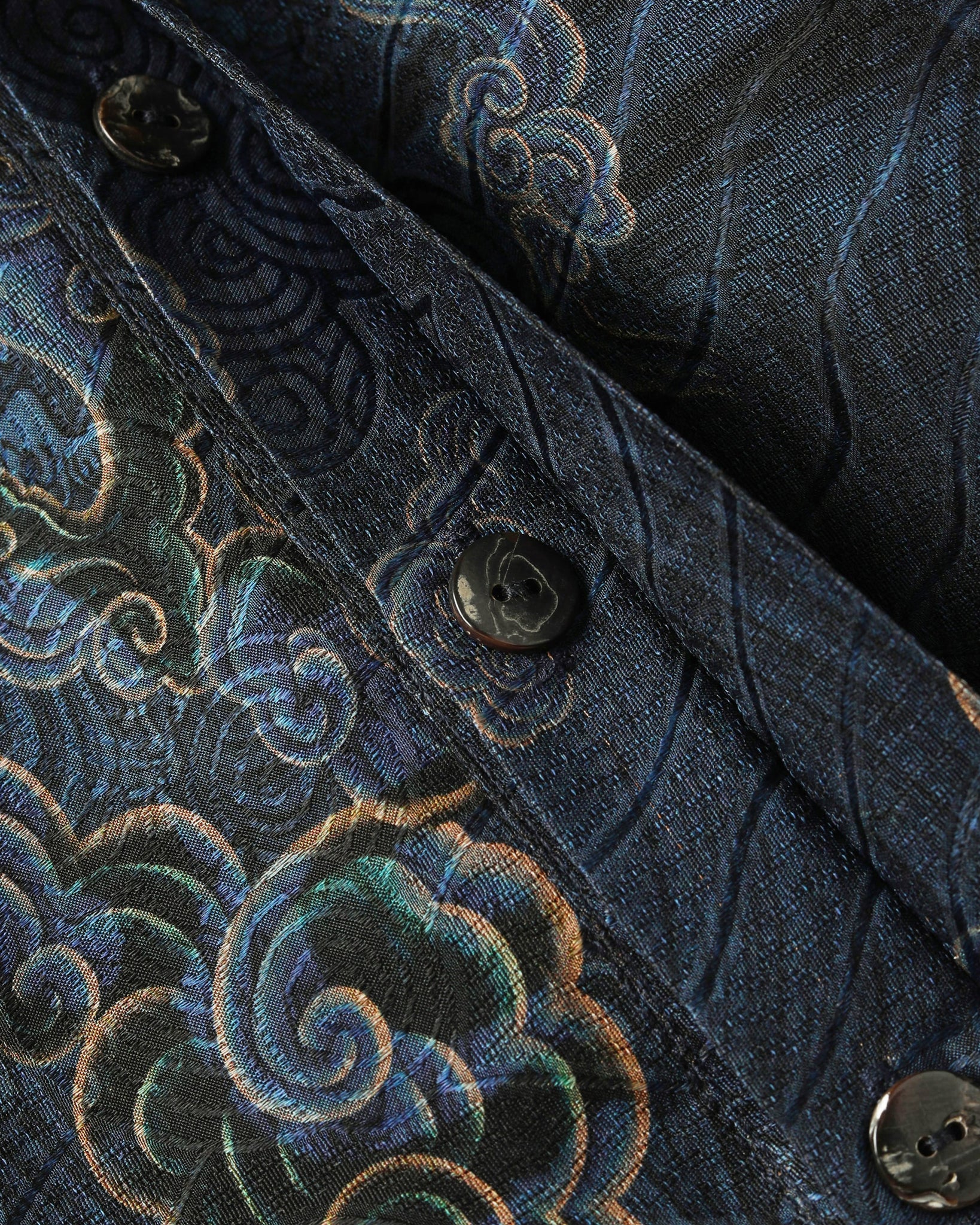 ROSEN Kitano Shirt in Xiangyun Silk Sz 1