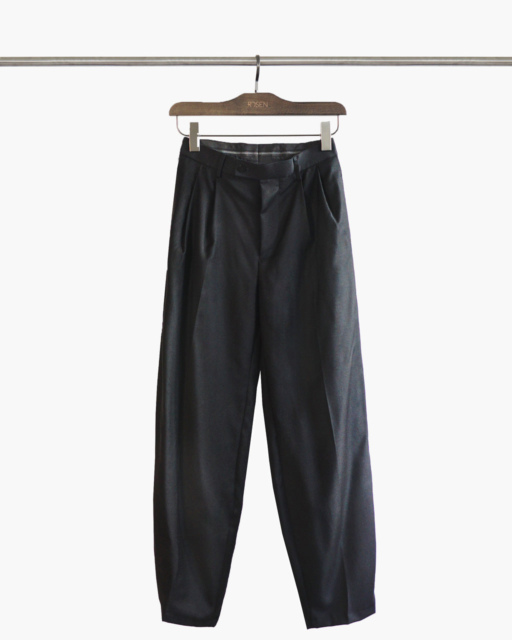 ROSEN Medici Suit Trousers in Wool Gabardine Sz 1