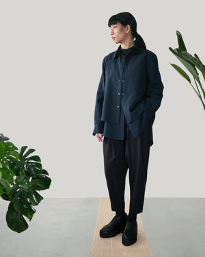 ROSEN Oliver Shirt in Seersucker Cotton Sz 1