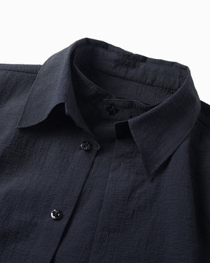 ROSEN Oliver Shirt in Seersucker Cotton Sz 1