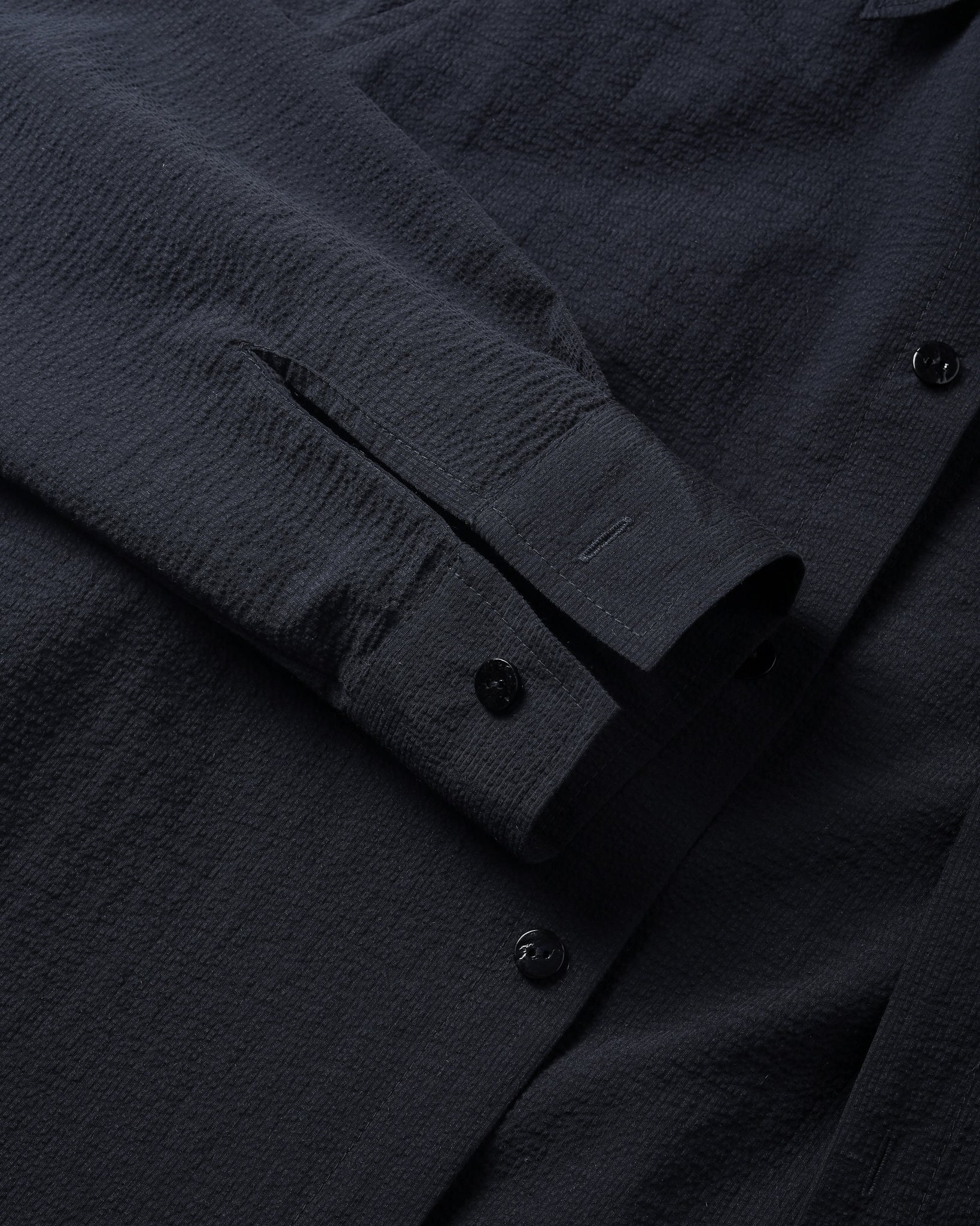 ROSEN Oliver Shirt in Seersucker Cotton Sz 1