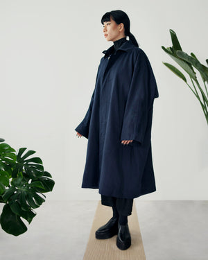 ROSEN Orwellian Coat in Cotton Linen Sz 1