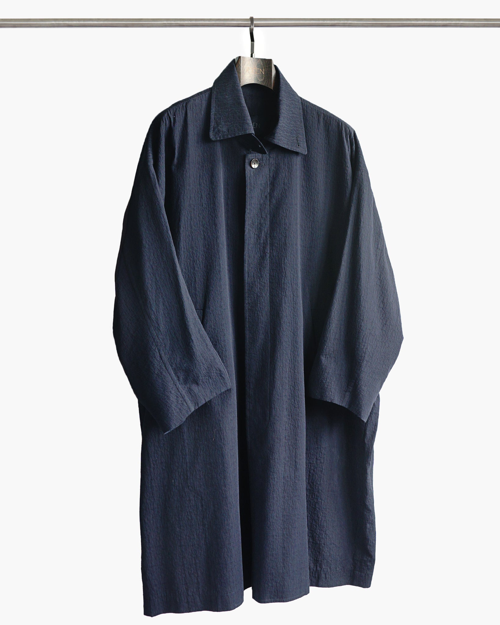 ROSEN Orwellian Coat in Cotton Linen Sz 1