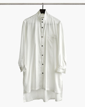 ROSEN Planck Tunic Shirt in Sandwashed Cotton-Tencel Sz 1-2