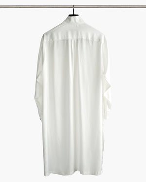 ROSEN Planck Tunic Shirt in Sandwashed Cotton-Tencel Sz 1-2