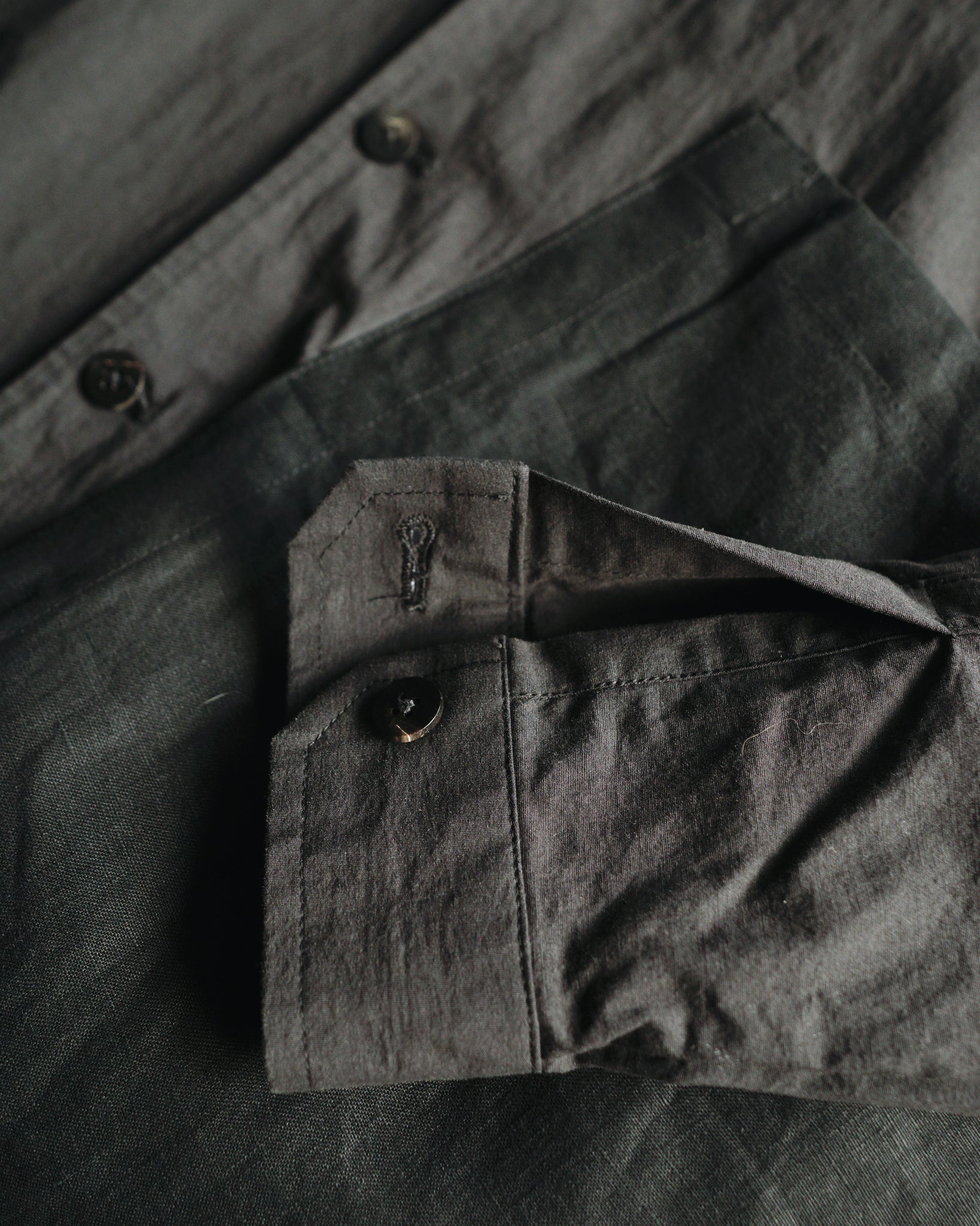 ROSEN Plato Shirt in Cotton-Linen Sz 1