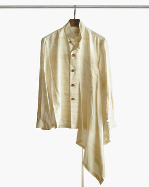 ROSEN Plato Shirt in Tussah Silk Sz 2