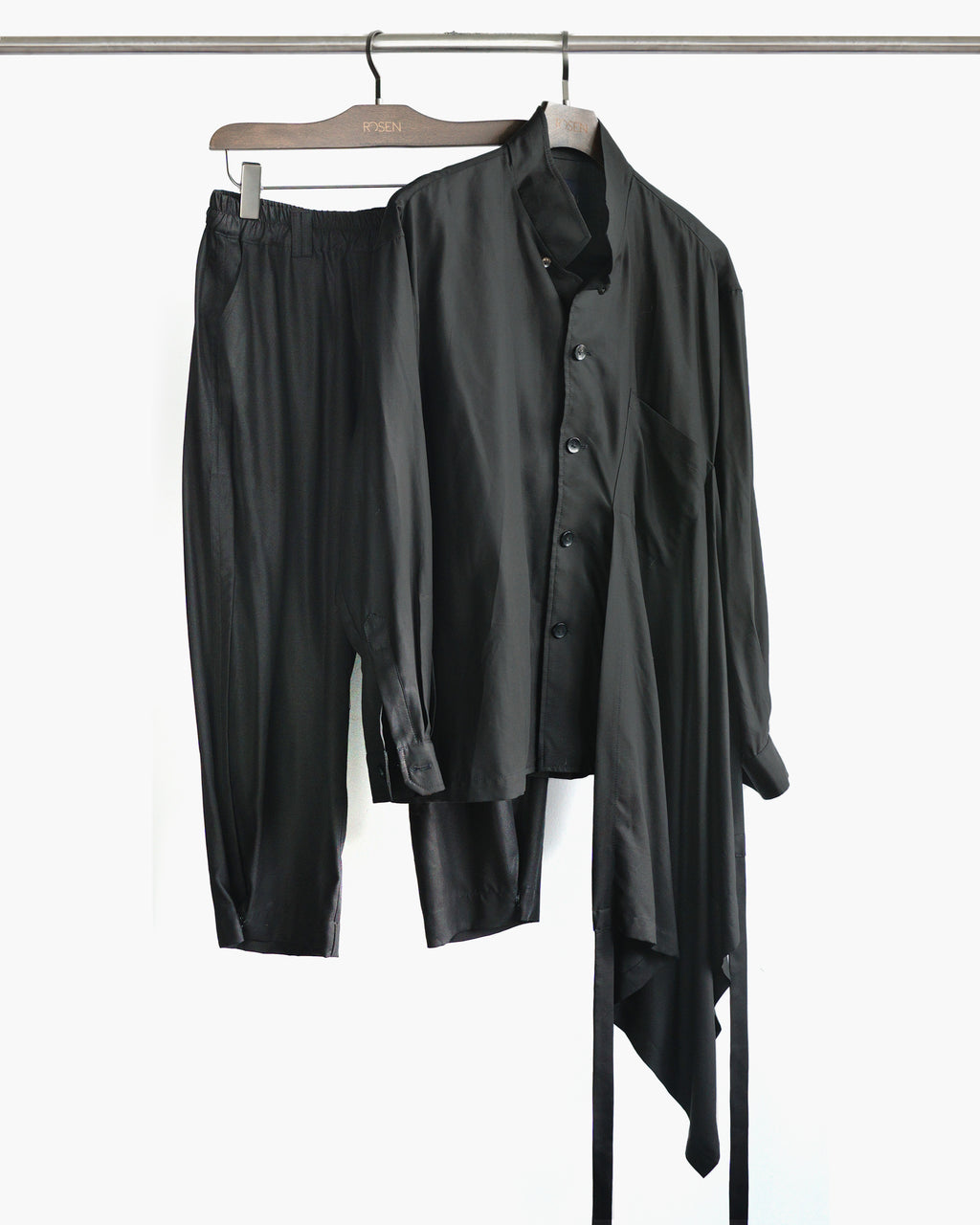 ROSEN Plato Suit in Sandwashed Silk Sz Custom