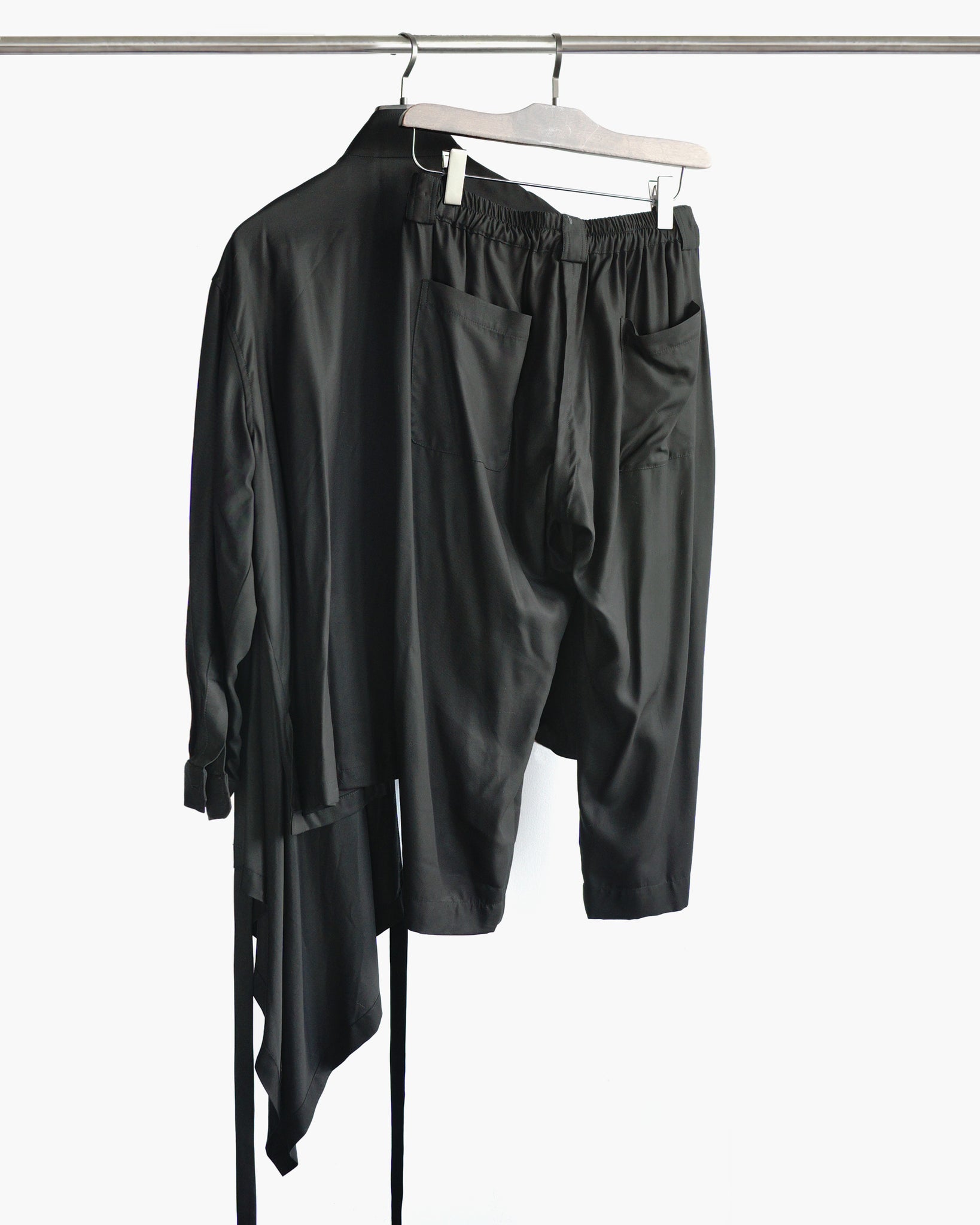 ROSEN Plato Suit in Sandwashed Silk Sz Custom