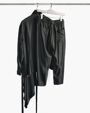 ROSEN Plato Suit in Sandwashed Silk Sz Custom