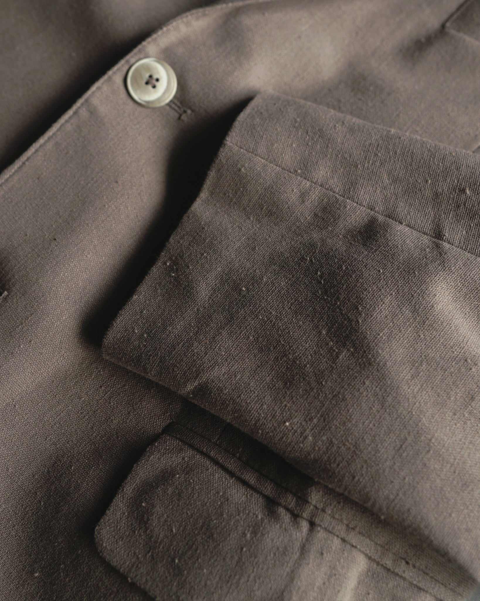 ROSEN-S Daily Suit in Brown Linen Sz 2