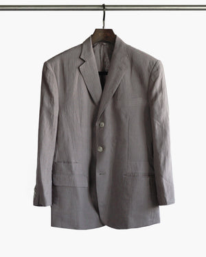 ROSEN-S Daily Suit in Taupe Linen Sz 2-3