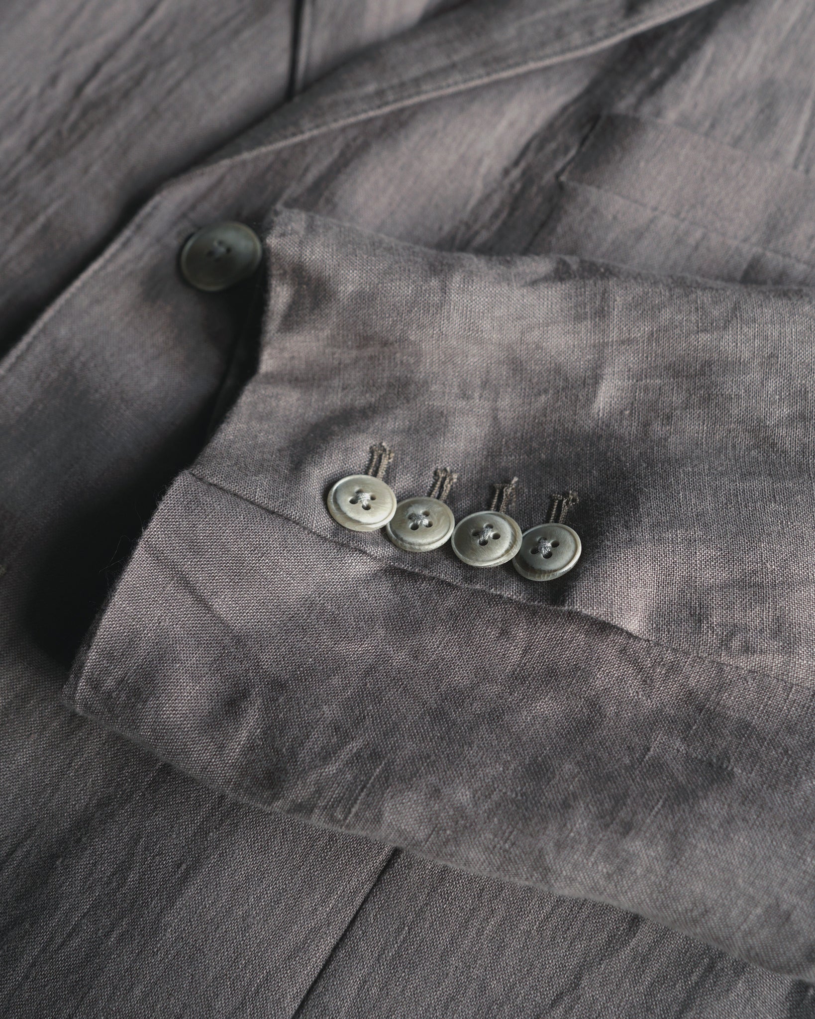 ROSEN-S Daily Suit in Taupe Linen Sz 2-3