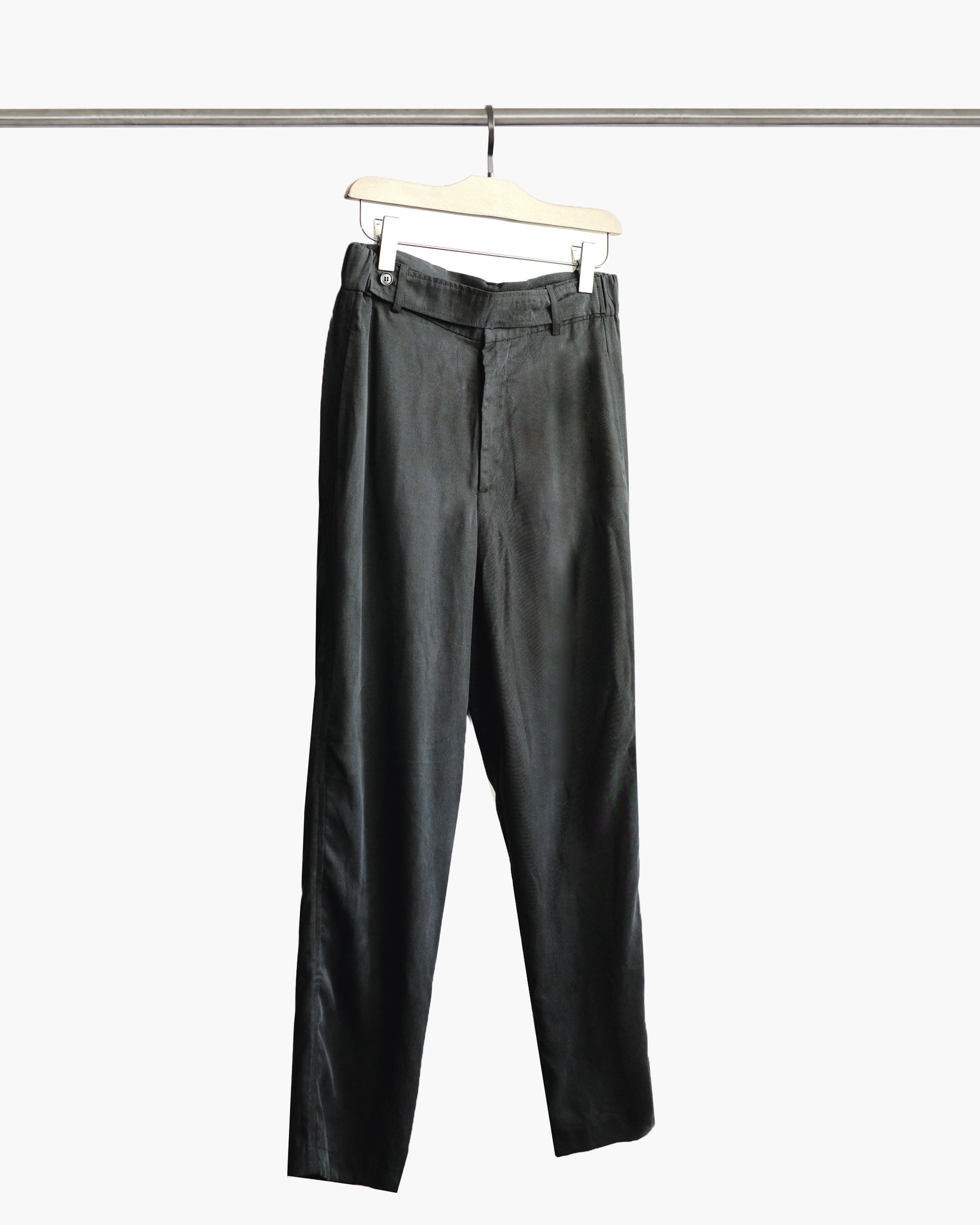 ROSEN-S Weekend Trousers in Sandwashed Silk Tencel Sz 3