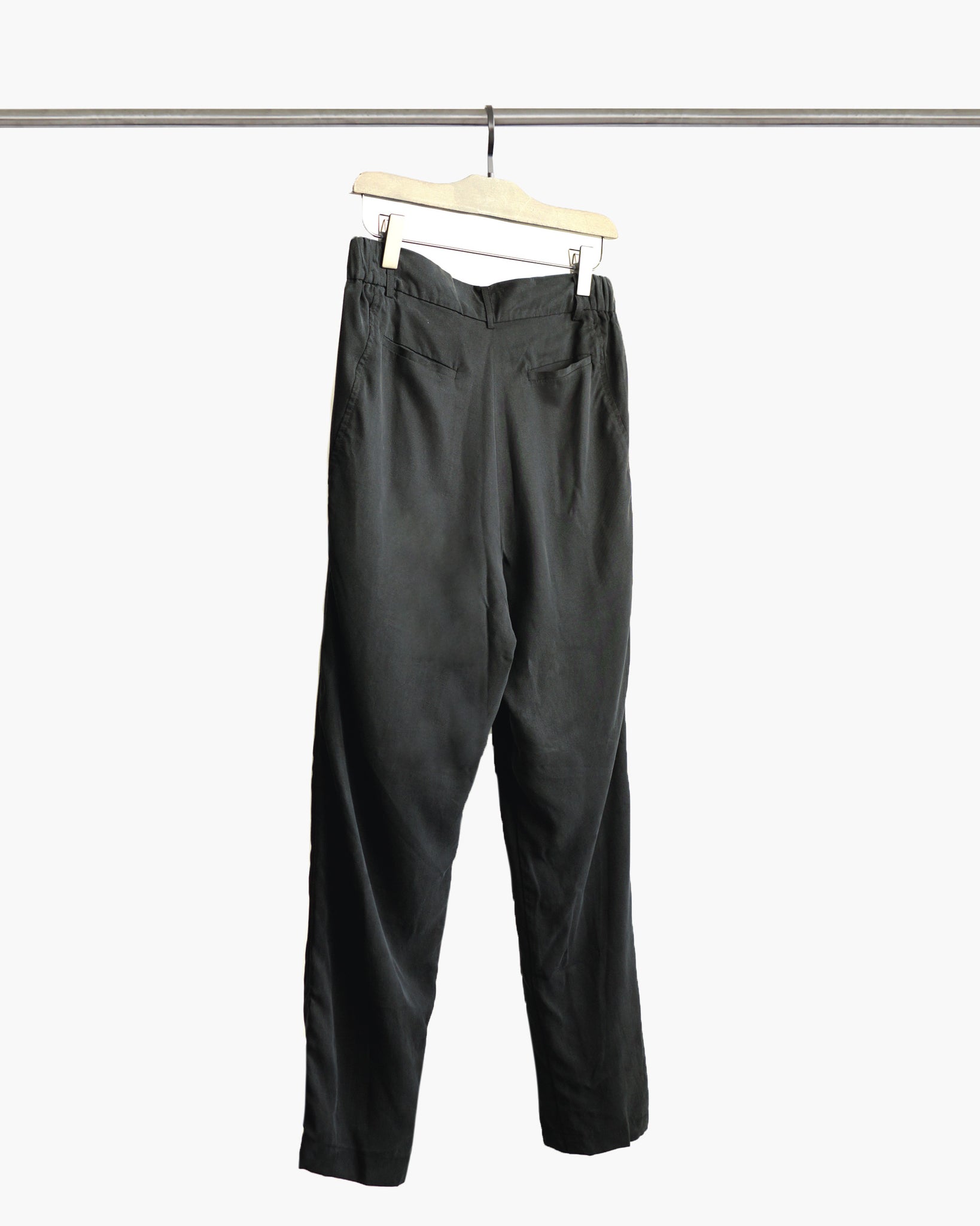 ROSEN-S Weekend Trousers in Sandwashed Silk Tencel Sz 3