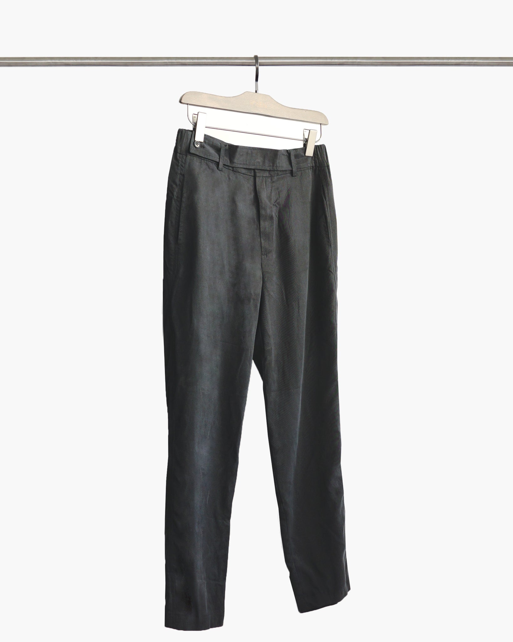ROSEN-S Weekend Trousers in Sandwashed Silk Tencel Sz 2-3