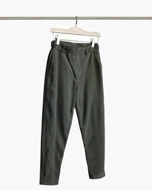 ROSEN-S Weekend Trousers in Olive Wool Sz 1