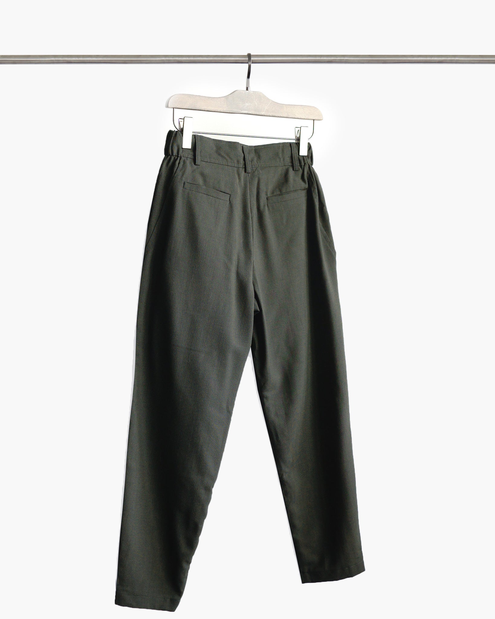 ROSEN-S Weekend Trousers in Olive Wool Sz 1