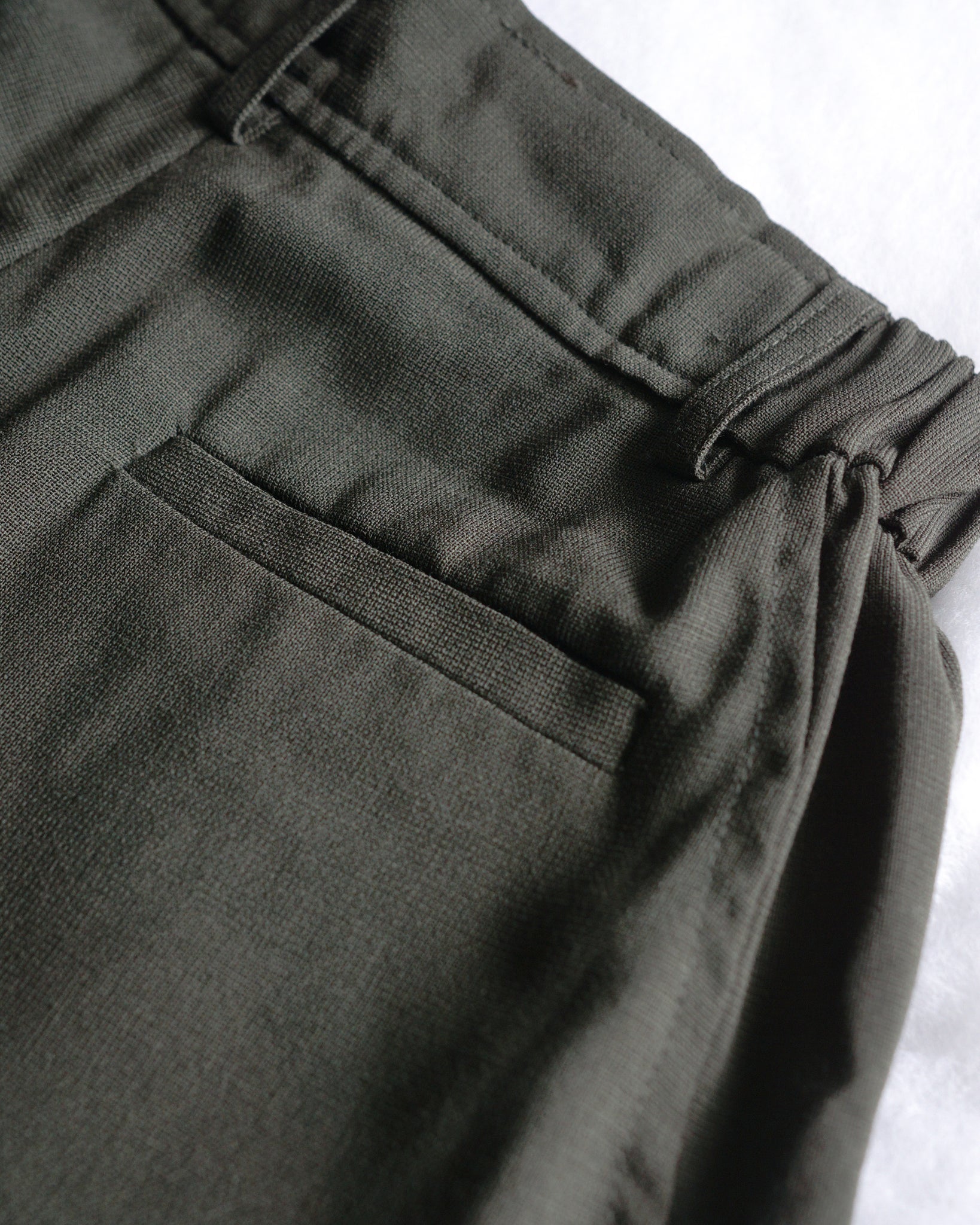 ROSEN-S Weekend Trousers in Olive Wool Sz 1