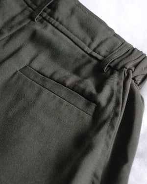ROSEN-S Weekend Trousers in Olive Wool Sz 1
