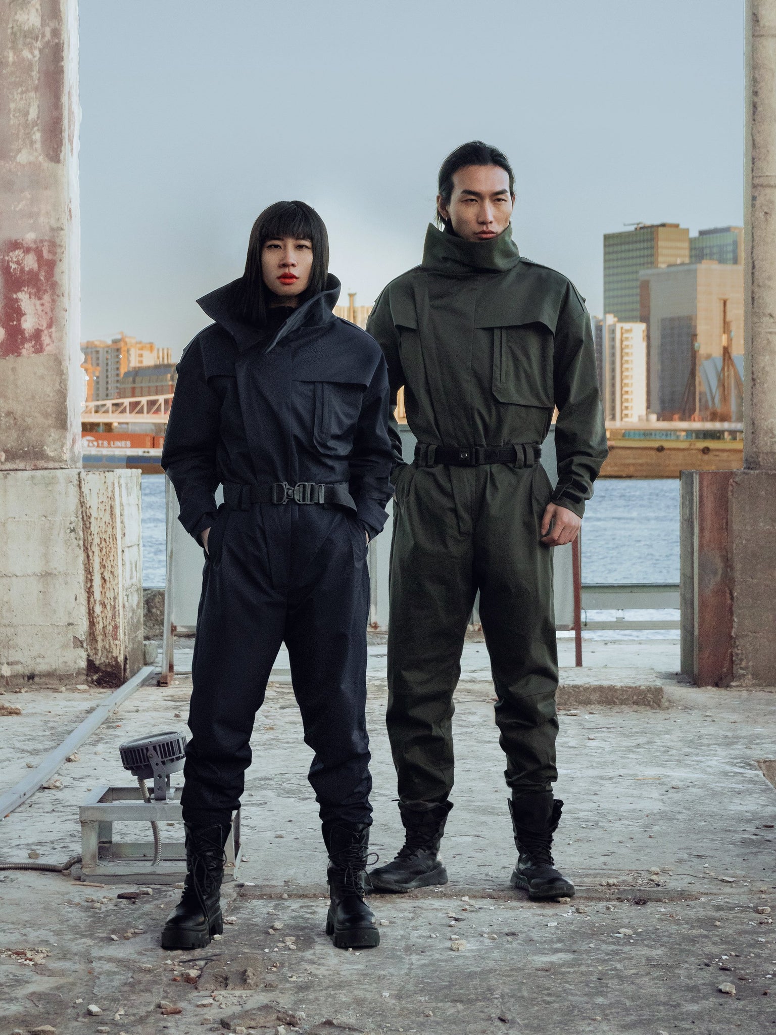 ROSEN-X Aether Jumpsuit in Synthetics Sz 0