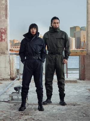 ROSEN-X Aether Jumpsuit in Synthetics Sz 0
