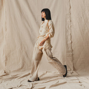 ROSEN Plato Shirt in Tussah Silk Sz 2