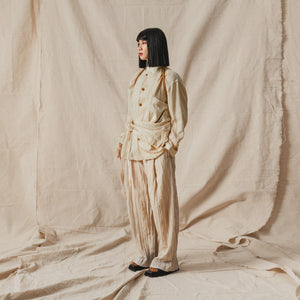 ROSEN Plato Shirt in Tussah Silk Sz 2